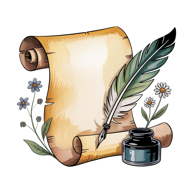 Parchmentpad illustration